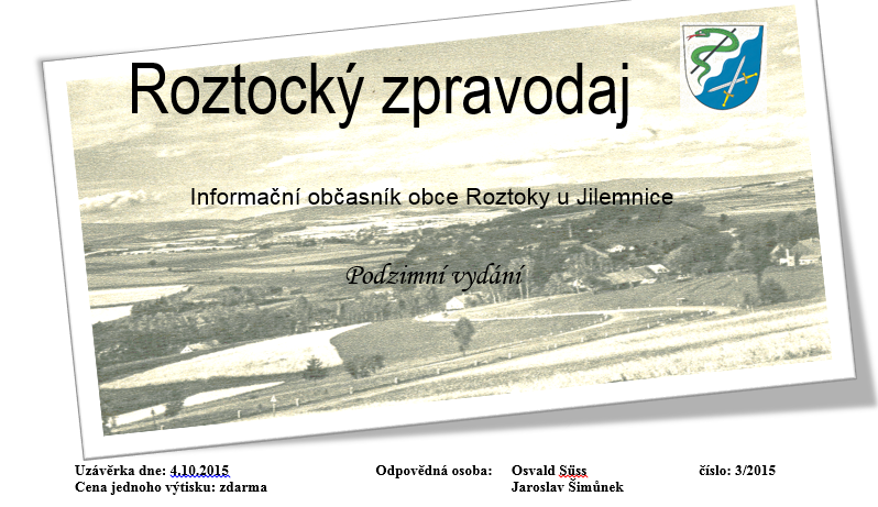 Roztocký zpravodaj 315
